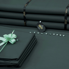 Manzoor Pashteen Cotton – C Green | Premium Fabric by ABID JEE