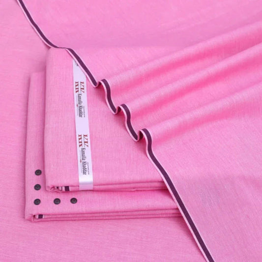 Elegant Pink Khaddar Unstitched Suit