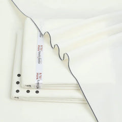 Classic Off-White Khaddar Unstitched Suit