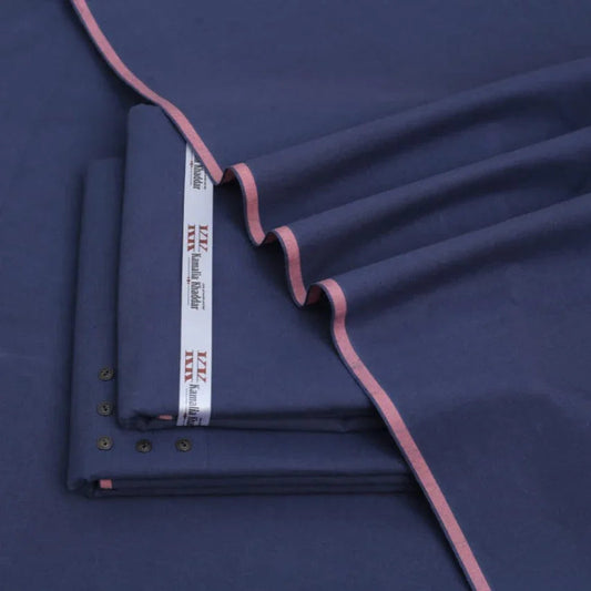 Deep Navy Blue Khaddar